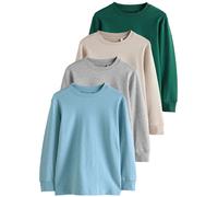 Next Maglietta beige / blu chiaro / grigio / verde Bambini Next 146