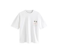 Next Maglietta beige / marrone / bianco Uomo Next XL