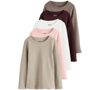 Next Maglietta beige / marrone chiaro / rosa chiaro / rosso scuro / bianco Bambini - Bimba - Ragazza (taglie 140-176) - Abbigliamento - Maglie e top - Maglie a maniche lunghe Next 164