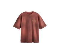 Next Maglietta beige scuro / borgogna / rosso scuro Uomo Next S