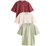 Next Maglietta beige / verde pastello / rosso Uomo Next 4XL beige / verde pastello / rosso