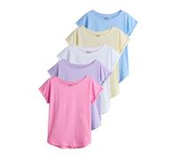 Next Maglietta blu chiaro / giallo chiaro / lavanda / rosa chiaro / bianco Donna Next L