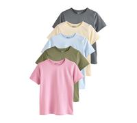 Next Maglietta blu chiaro / giallo pastello / grigio / oliva / rosa Donna Next 5XL