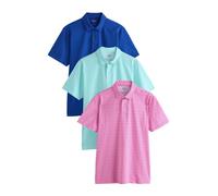 Next Maglietta blu / turchese / orchidea / bianco Uomo Next L