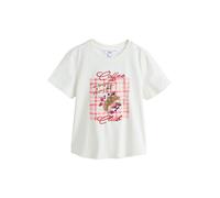 Next Maglietta 'Coffee Club' écru / oro / rosa / rosso Donna Next XXXL