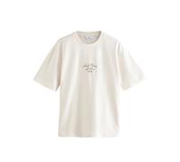 Next Maglietta écru / nero Uomo Next XXL