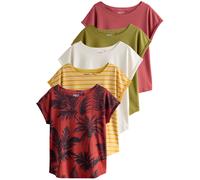 Next Maglietta giallo / mela / eosina / rosso / bianco Donna Next L