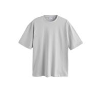 NEXT Uomini T-Shirt Pesante - vestibilità Comoda Grey Ice XL