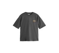 Next Maglietta 'Johnny Cash' blu chiaro / giallo / grigio scuro / rosso arancione Uomo Next XL