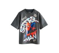 Next Maglietta 'Marvel Superhero' blu cobalto / grigio scuro / rosso / nero Bambini Next 104