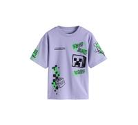Next Maglietta 'Minecraft' verde / lavanda / nero Bambini Next 134