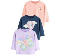 Next Maglietta navy / lavanda / cipria / bianco Bambini Next 104