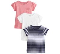NEXT Ragazza Confezione da 3 T-Shirt con Margherite Blue/Pink/White 4 Anni