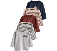 Next Maglietta navy / ruggine / grigio chiaro / bianco lana Bambini Next 98