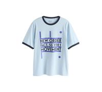 Next Maglietta 'New Order Ringer' blu / navy / blu chiaro Uomo - Abbigliamento - Taglie comode - Maglie e T-shirt Next 4XL