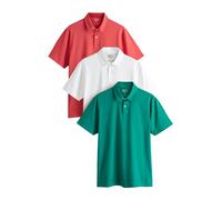 Next Maglietta smeraldo / rosso acceso / bianco Uomo Next XXXL