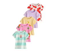 Next Maglietta turchese / giallo / lavanda / rosa / rosso Bambini - Bimba - Bambina (taglie 92-140) - Abbigliamento - Maglie e top - T-shirt Next 80