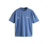 Next Maglietta 'TV And Film' navy / rosso chiaro / bianco Uomo Next XXL