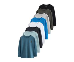 Next Maglietta zappiro / azzurro / blu chiaro / antracite / grigio chiaro / grigio scuro / nero / bianco Bambini Next 134