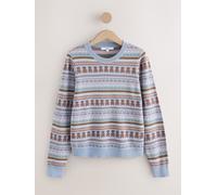 Next Maglione a Manica lunga con Girocollo, morbido al tatto e ricco di cotone. large blu