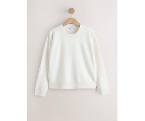 Next Maglione a maniche lunghe con scollo rotondo super morbido large crema