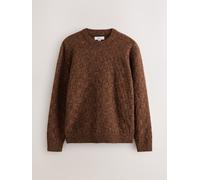 Next Maglione girocollo testurizzato in lana Marrone
