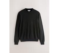 Next Maglione in cotone a vestibilità regolare xsmall Nero