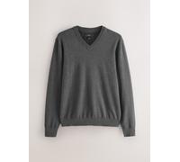 Next Maglione in cotone a vestibilità regolare xsmall Nero
