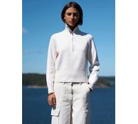 Next Maglione super morbido con collo a imbuto e cerniera xlarge crema