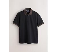 Next Manica corta - Polo elegante con colletto medium Nero