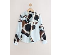Next Manica lunga - Top con scollo a V e polsini a V 46 blu