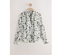 Next Manica lunga - Top con scollo a V e polsini a V 54 crema