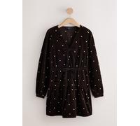 Next Mini vestito a Manica lunga con Scollo a V e laccetti 46tall Marrone