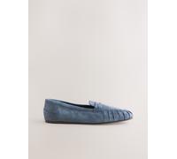 Next Mocassini arricciati in pelle scamosciata Forever Comfort eu385 blu