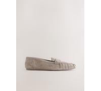 Next Mocassini arricciati in pelle scamosciata Forever Comfort eu39 verde