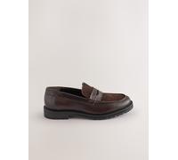 Next Mocassini eleganti in pelle uk8eu42 Marrone