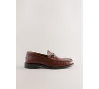 Next Mocassini in pelle con morsetto uk11eu45 Marrone