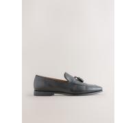 Next Mocassini in pelle goffrata uk10eu44 Nero
