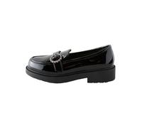NEXT Mocassini per la Scuola con Fermaglio Strass Black Patent