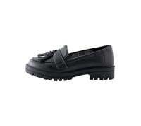 NEXT Mocassini per la Scuola con Nappe e Suola Spessa Matt Black