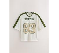Next MODIFICA American Football T Shirt Bianco