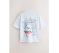 Next Modifica T-shirt con stampa grafica dal taglio rilassato small Bianco