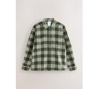 Next Motivo a scacchi Twill Giacca-camicia xsmall verde
