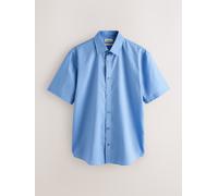 Next N. Premium Camicia elegante a maniche corte in cotone di alta qualità. xxxlarge blu