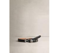 Next N. Premium - Cintura skinny in pelle Made in Italia medium Nero