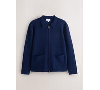 Next N. Premium Giacca in maglia ultra morbida con cerniera small blu