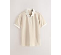 Next N. Premium Polo con motivo medium crema