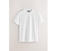 NEXT Uomini Signature - T-Shirt Girocollo in Cotone Supima® Bianco L