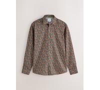 Next N. Premium Vestibilità regolare Camicia a maniche lunghe medium Marrone