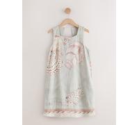 Next National Trust X Next Square Neck Mini Dress 54 blu